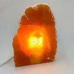 Orange Selenite Raw Lamp by CuartoAstral - Lacatang Spiritual