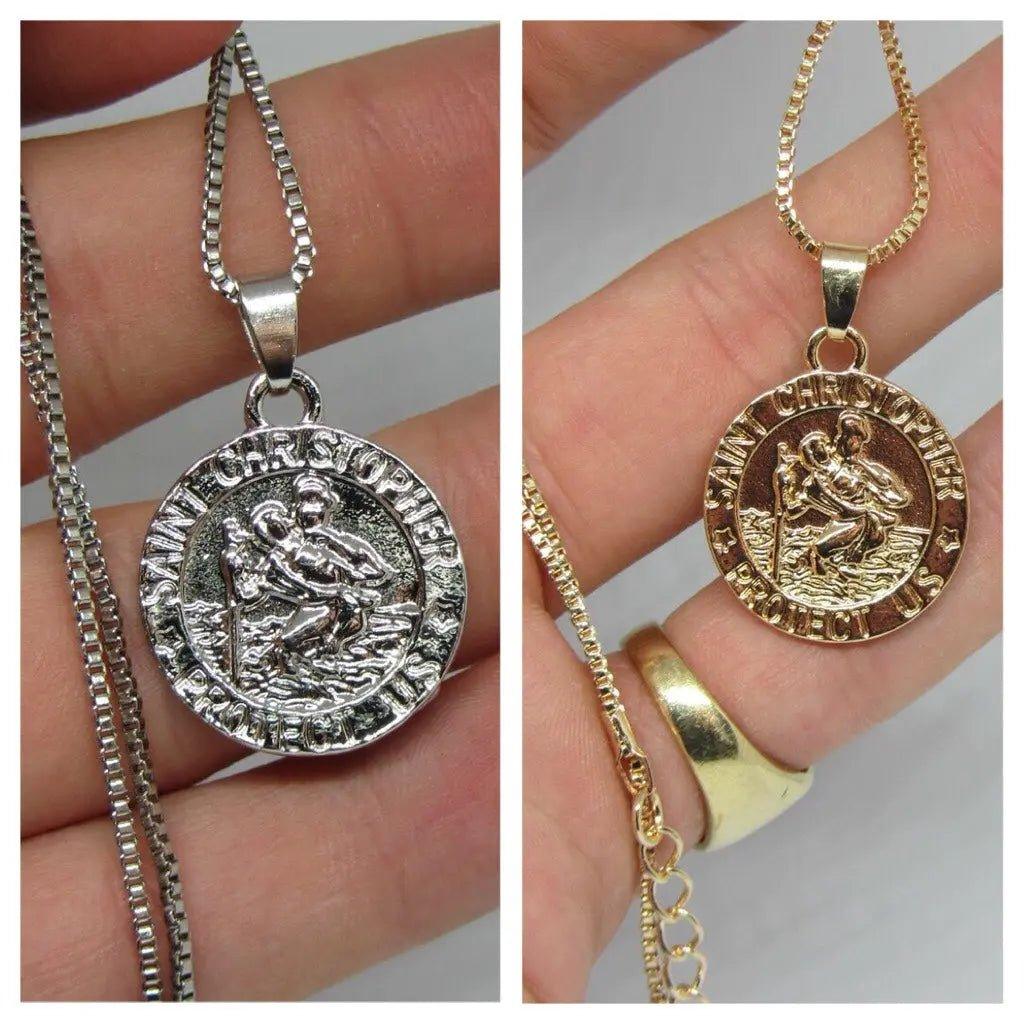 St Christopher Safe Travels Necklace - Lacatang Spiritual